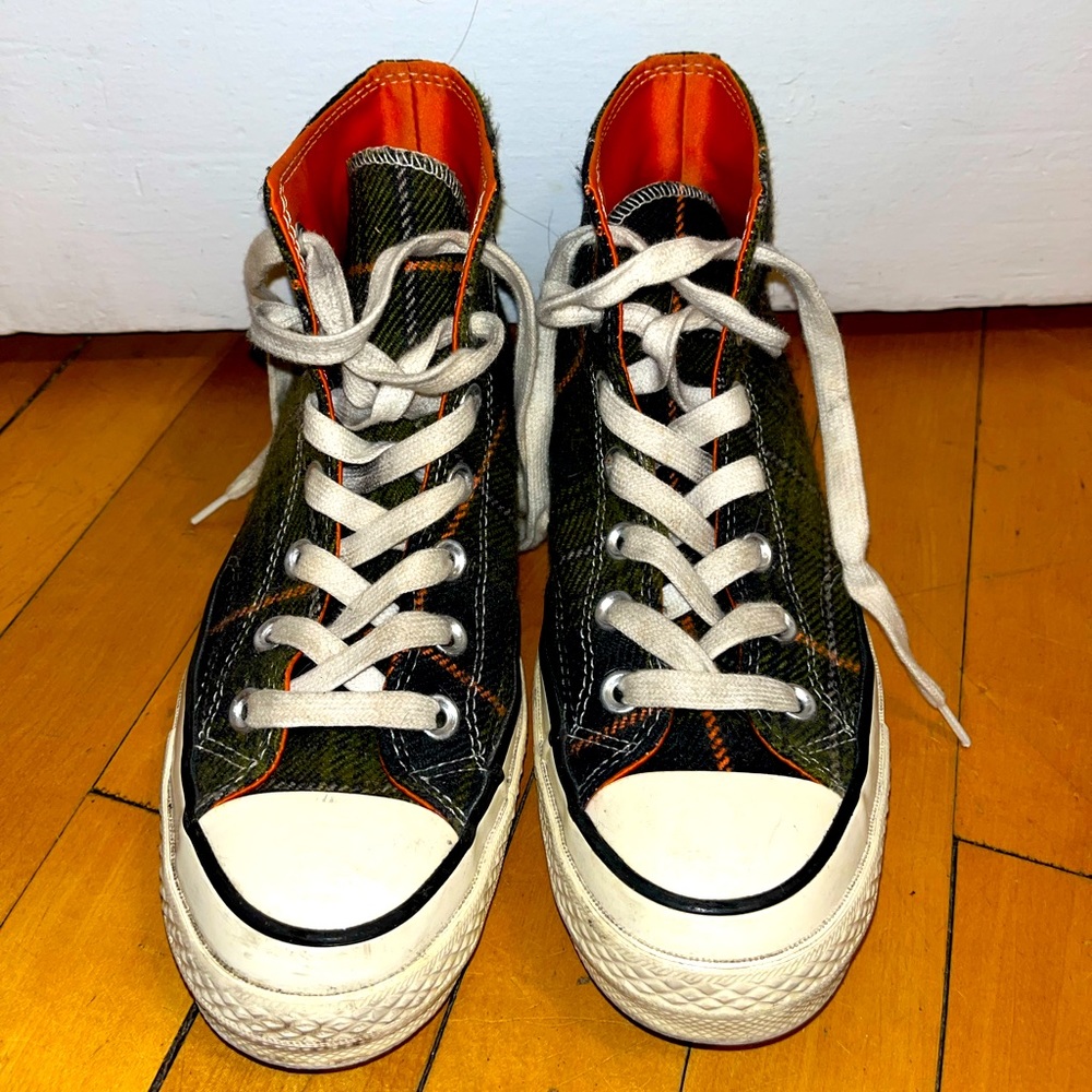 Plaid, Size 6.5 Converse